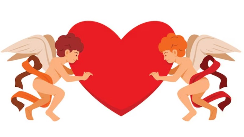 Cánh cung và mũi tên của Thần Cupid