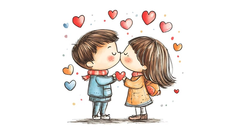 Hình ảnh những nụ hôn - Tải ảnh Valentine đẹp nhất